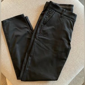 DU/ER black dress pants 36 x 32 limitless stretch 9 to 9 pant